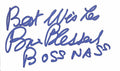 Brian Blessed "Boss Nass"  SW The Phantom Menace Signed 3x5 Index Card BECKETT0