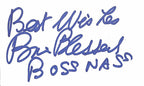 Brian Blessed "Boss Nass"  SW The Phantom Menace Signed 3x5 Index Card BECKETT0
