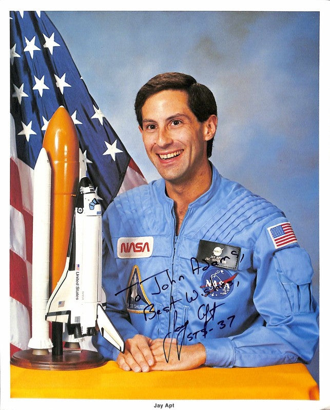 Jay Apt Signed NASA 8x10 Photo BECKETT BAS Astronaut STS-370