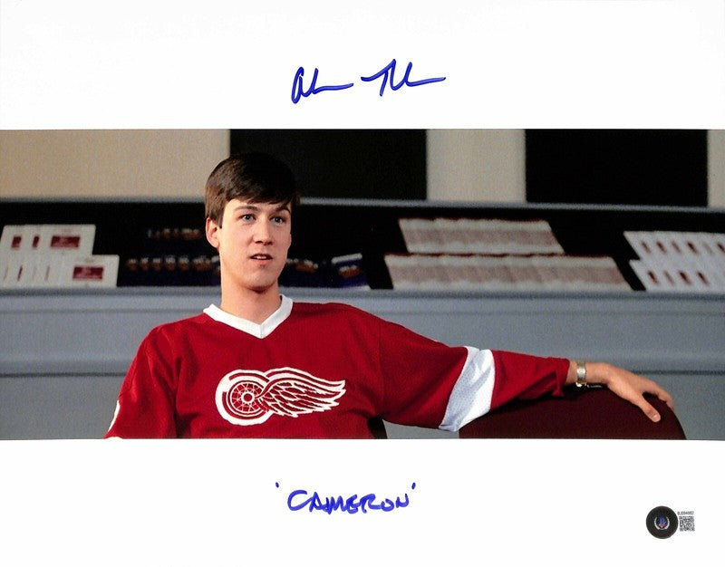 Alan Ruck  Ferris Buellers Day Off Signed 11x14 Photo BECKETT (Grad Collection)0