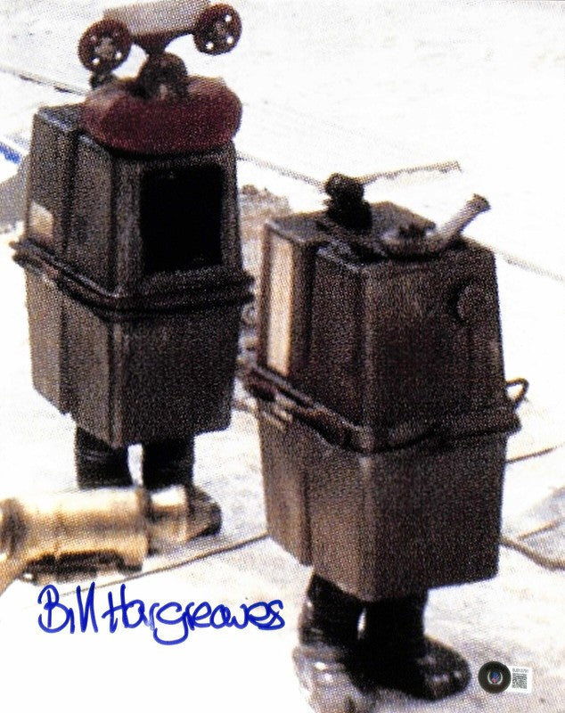 Bill Hargreaves Star Wars ESB Gonk Power Droid Signed 11x14 Photograph BECKETT0