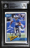 Golden Tate 2018 Classics #34 Signed Card BECKETT Encapsulated0