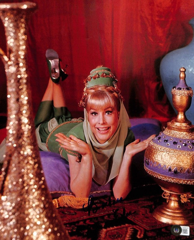 Barbara Eden I Dream of Jeannie Signed & Inscribed 11X14 Photo BAS0