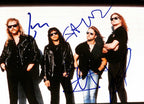 Metallica Hetfield Ulrich Hammett Newsted Signed 1990’s 8x10 Photo BECKETT0