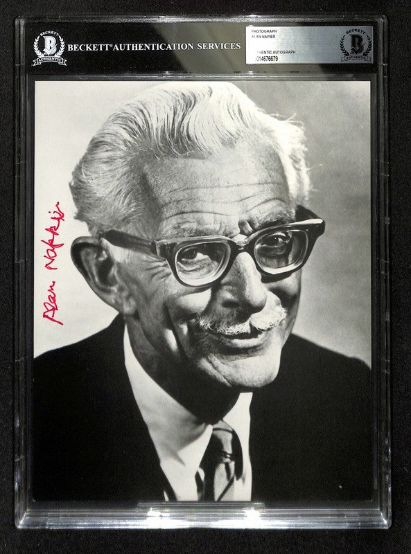 Alan Napier Alfred in Batman Signed 8x10 Photograph BAS(Grad Collection)0