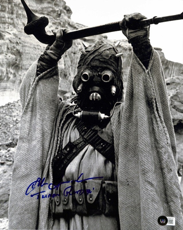 Alan Fernandes Tusken Raider Star Wars ANH Signed 11x14 Photo BECKETT0
