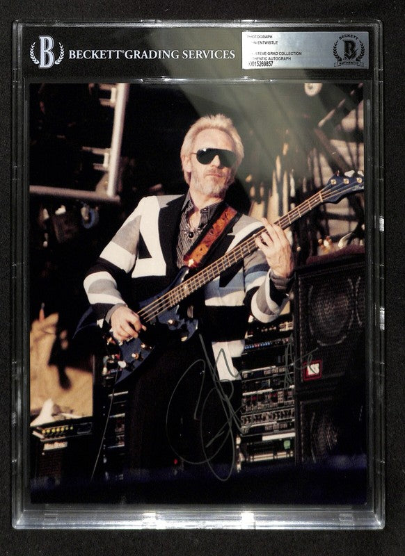John Entwistle The Who Signed 8X10 Photo BECKETT (Grad Collection)0