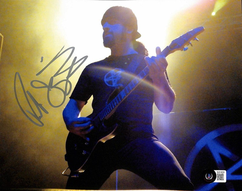 Rob Caggiano Anthrax/Volbeat Guitarist Signed 8x10 Photograph BECKETT0