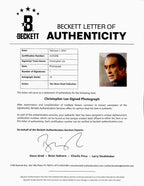 Christopher Lee Dracula Signed 16x20 Photo Auto 10  BECKETT (Grad Collection)1
