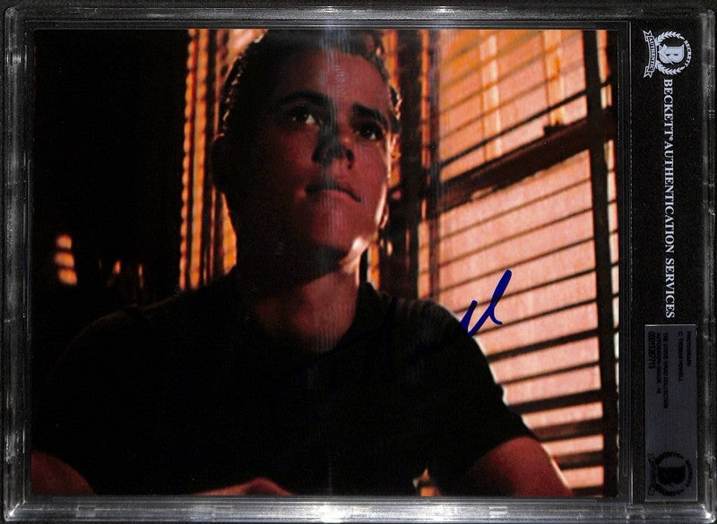 C. Thomas Howell Ponyboy Outsiders Signed 8X10 Photo Auto 10 BECKETT 0