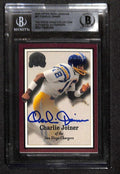 Charlie Joiner Sandiego Chargers 2000 Upper Deck Legends #67 Signed Card BECKETT0