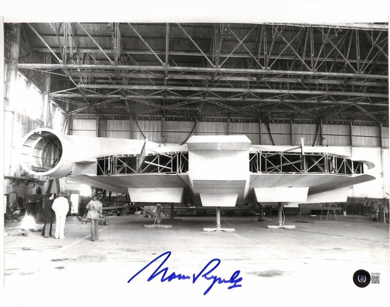 Norman Reynolds Star Wars Millennium Falcon Construct Signed 11x14 Photo BECKETT0