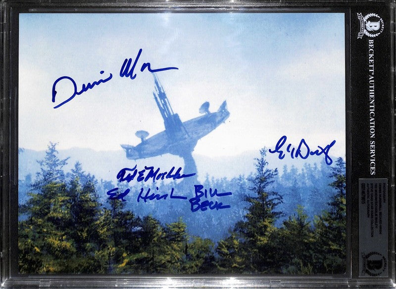 Star Wars ROTJ ILM Signed Endor Shield Generator Model 8x10 by 5! BECKETT0
