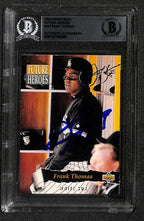 Frank Thomas Signed 1993 Upper Deck Future Heroes #62 White Sox MLB HOF BECKETT0