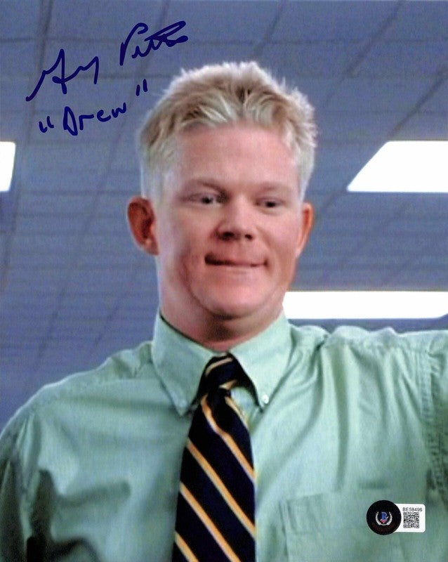 “Drew” Greg Pitts Office Space Signed 8x10 Photograph BECKETT (Grad Collection)0