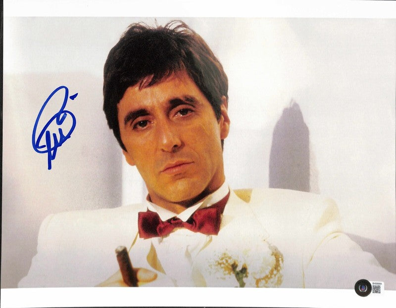 Al Pacino as Tony Montana “Scarface” Signed 11X14 Photo BAS (Grad Collection)0