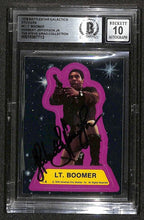 Herbert Jefferson Jr Signed Battlestar Galactica Sticker BECKETT AUTO 100