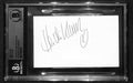 Heidi Klum Model Signed 3x5 Index Card Beckett 0