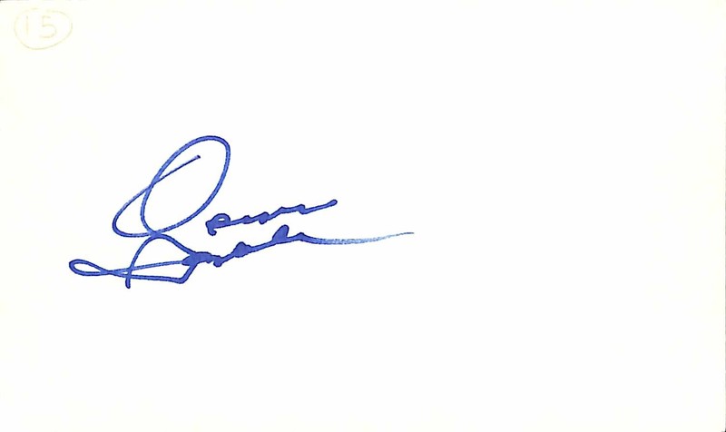 Oscar Gamble NYY & White Sox Legend Signed 3x5 Index Card BECKETT0