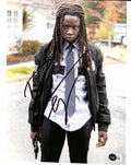 Danai Gurira as Michonne Walking Dead Signed 11x14 Photo BAS (Grad Collection)0