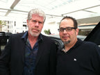 Ron Perlman "Clay Morrow" Sons of Anarchy Signed 11x14 Photograph BECKETT3