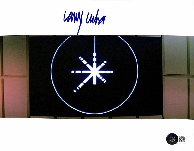  Larry Cuba ILM Computer Graphics on Star Wars Signed 8x10 Photo BECKETT0