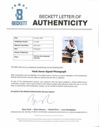 Hank Aaron Braves Signed 11x14 Photo Beckett (Grad Collection)1