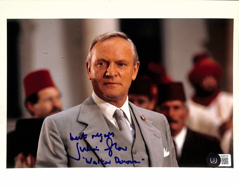 Julian Glover Walter Donovan Indiana Jones Last Crusade Signed 8x10 Photo BAS0