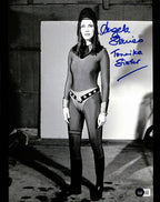 Angela Staines “Tonnika Twin” Star Wars Cantina Signed 11x14 Photograph BECKETT0