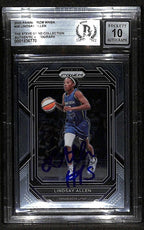 Lindsay Allen 2023 Panini Prizm WNBA #26 BECKETT AUTO GRADE 100
