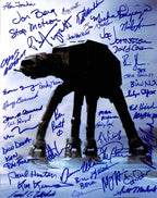 ESB AT-AT ILM artists multi signed x43 11x14 photo BAS (Grad Collection)0