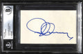 Placido Domingo Opera Singer & Conductor Signed 3x5 Index Card Beckett0