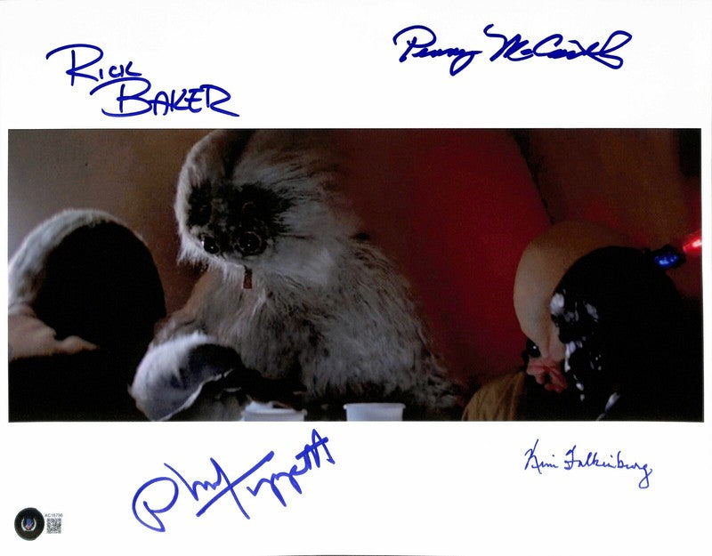 Stars Wars Cantina Multi-Signed 11x14 Photograph BAS  (Grad Collection)0
