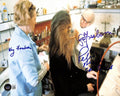 Peter Mayhew Stuart & Kay Freeborn Star Wars Signed Auto 8x10 Photo BECKETT0