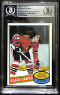 Doug Wilson Blackhawks 1980-81 Topps #12 Signed Card BECKETT 0