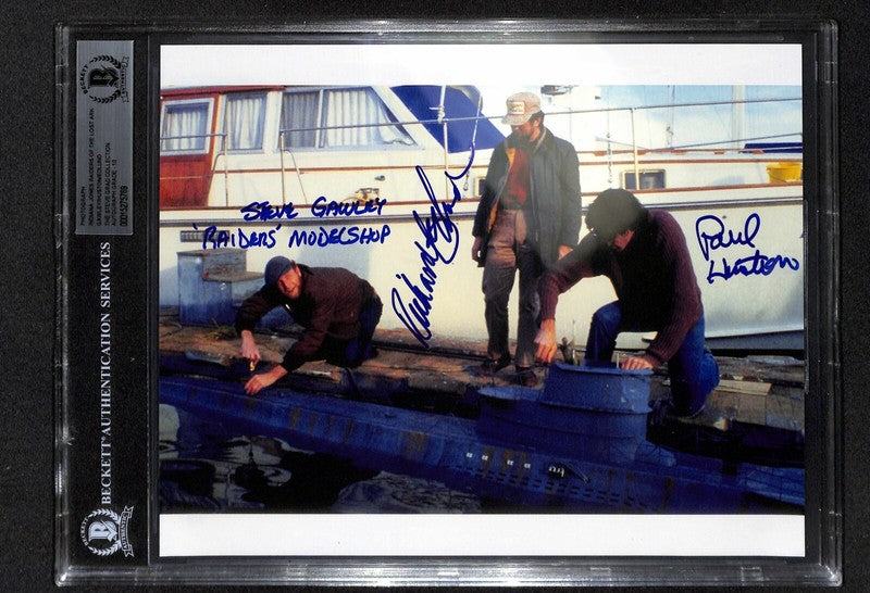 Indiana Jones Raiders ILM Model Shop x3 Signed 8x10 Photo BAS (Grad Collection)0