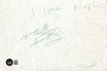 Keith Richards Rolling Stones Signed Vintage Cut BAS (Grad Collection)  0