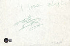 Keith Richards Rolling Stones Signed Vintage Cut BAS (Grad Collection)  0