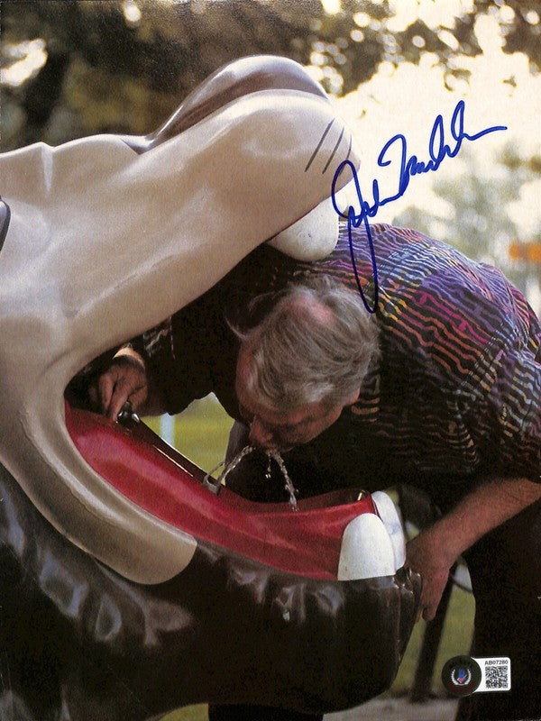 John Madden Football HOF Signed Magazine Photograph BAS (Grad Collection)  0