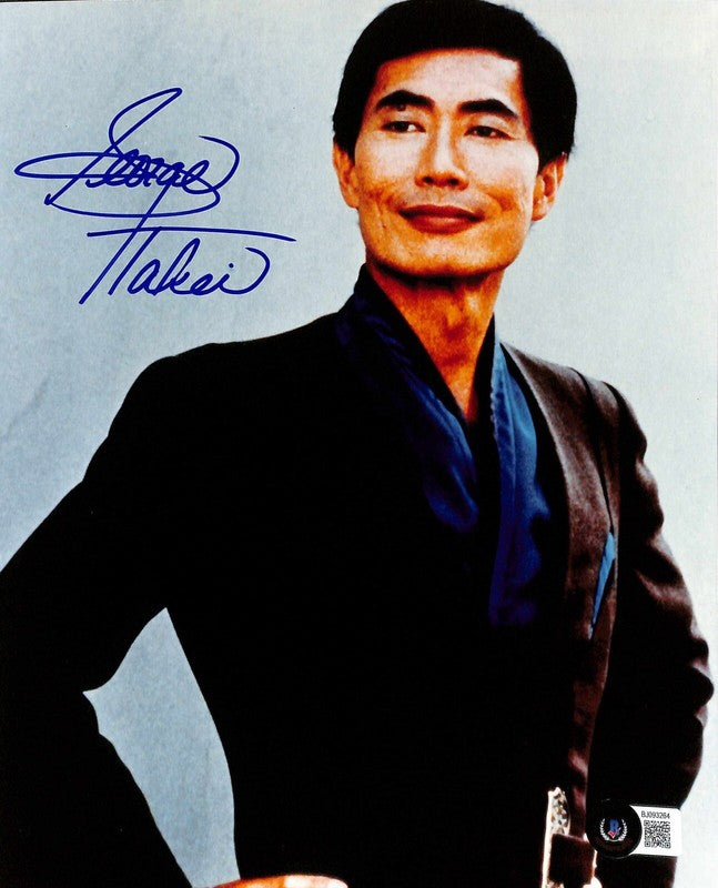 George Takei “Sulu” Star Trek IV The Voyage Home Signed 8x10 Photograph BAS0