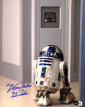 Kenny Baker "R2-D2" Star Wars ESB Bespin Signed 11x14 Photograph BECKETT0