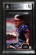 Carlos Martinez Indians 1992 Stadium Club #482 Signed Card BECKETT0