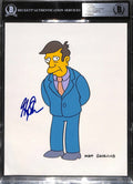 HARRY SHEARER Signed 8x10 Simpsons Principal Skinner BECKETT AUTO 10 0