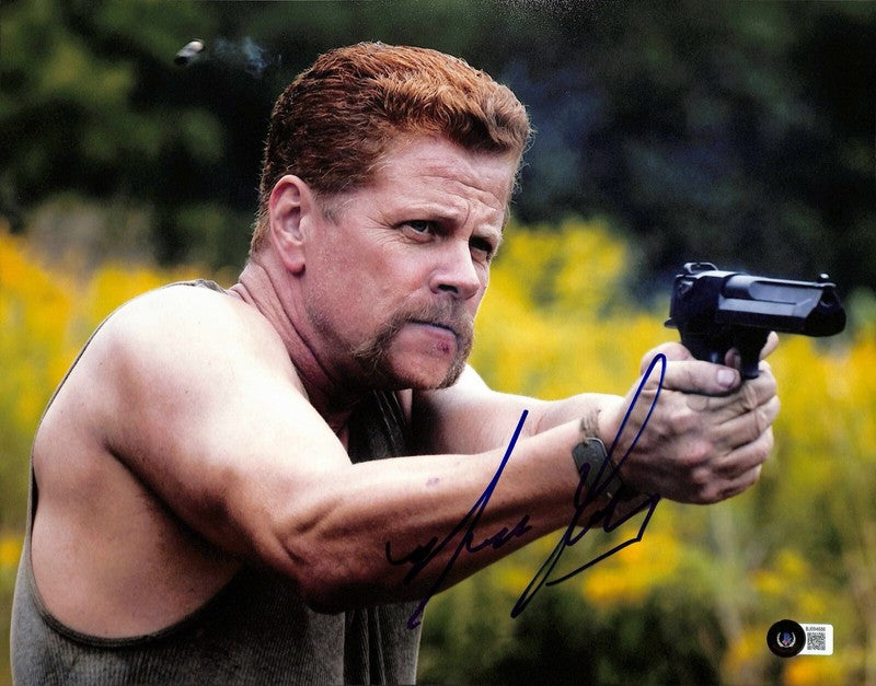 Michael Cudlitz The Walking Dead Signed 11x14 Photo Beckett (Grad Collection)0