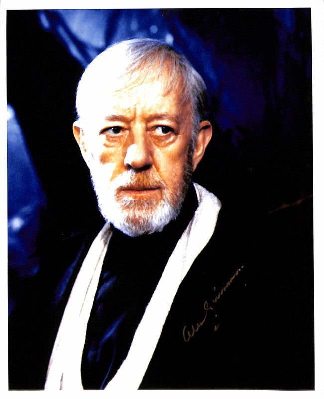 Alec Guinness Obi Wan Star Wars RARE Jedi Signed Photograph Auto 10 BECKETT0