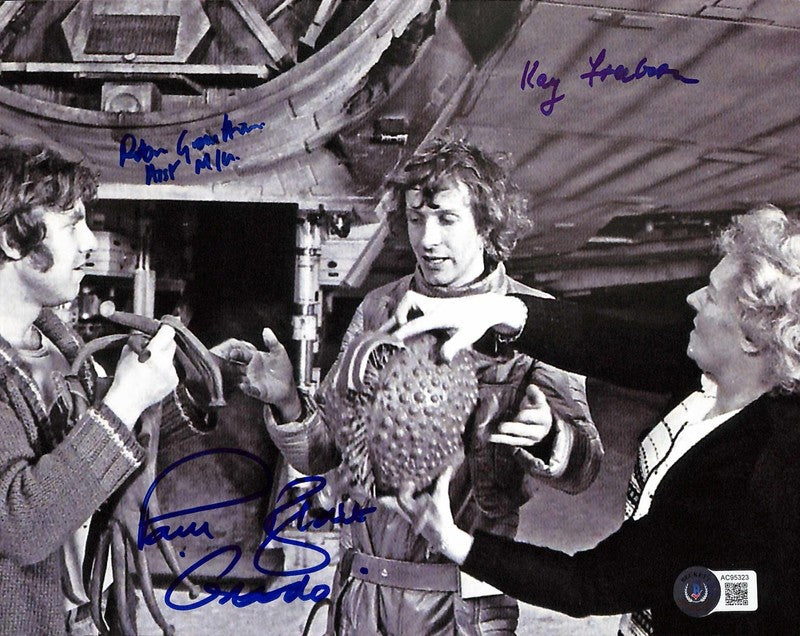 Star Wars ANH 8x10 BHS Signed Paul Blake Kay Freeborn Robbie Grantham BAS0