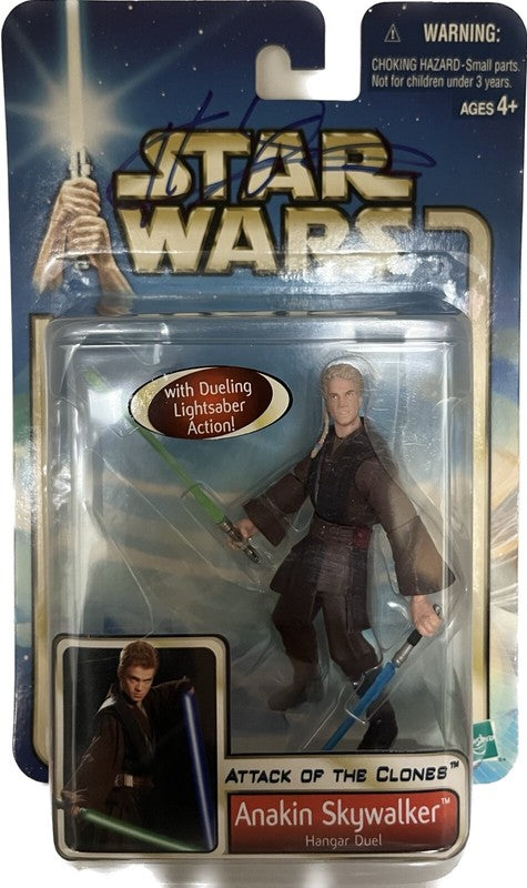 Hayden Christensen Anakin SIGNED AOTC 2002-04 Star Wars Saga Collection BECKETT0