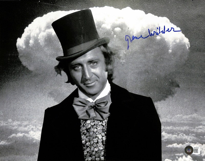 Gene Wilder as Willy Wonka Signed In-Person 11x14 Photo BAS0