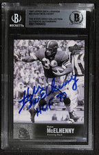 Hugh McElhenny 49ers 1997 Upper Deck Legends #33 Signed Card BECKETT0