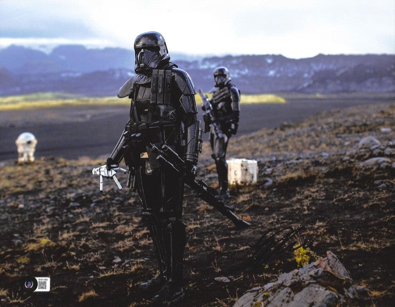 Gareth Edwards Death Trooper Star Wars Rogue One Signed 11x14 Photo BECKETT0